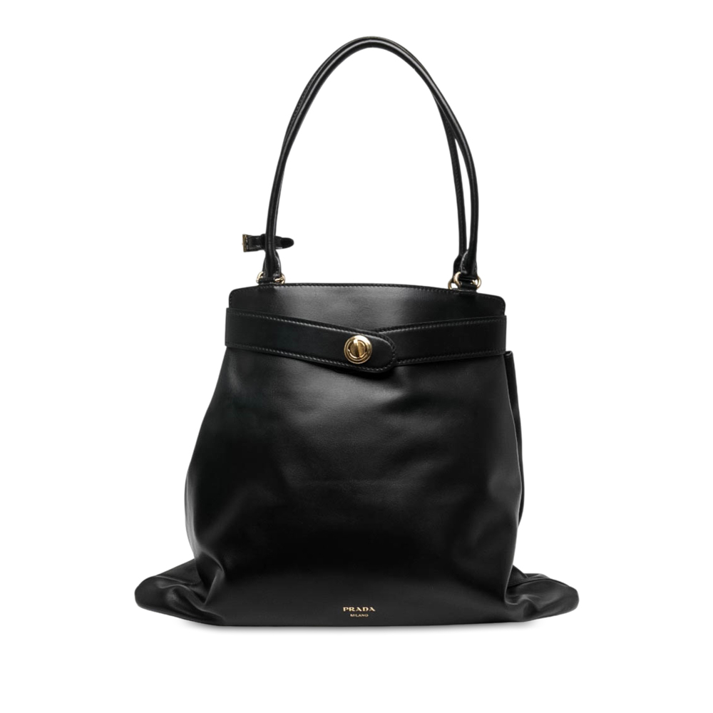 Pre-Loved Prada Calfskin Etude Softy Shoulder Bag